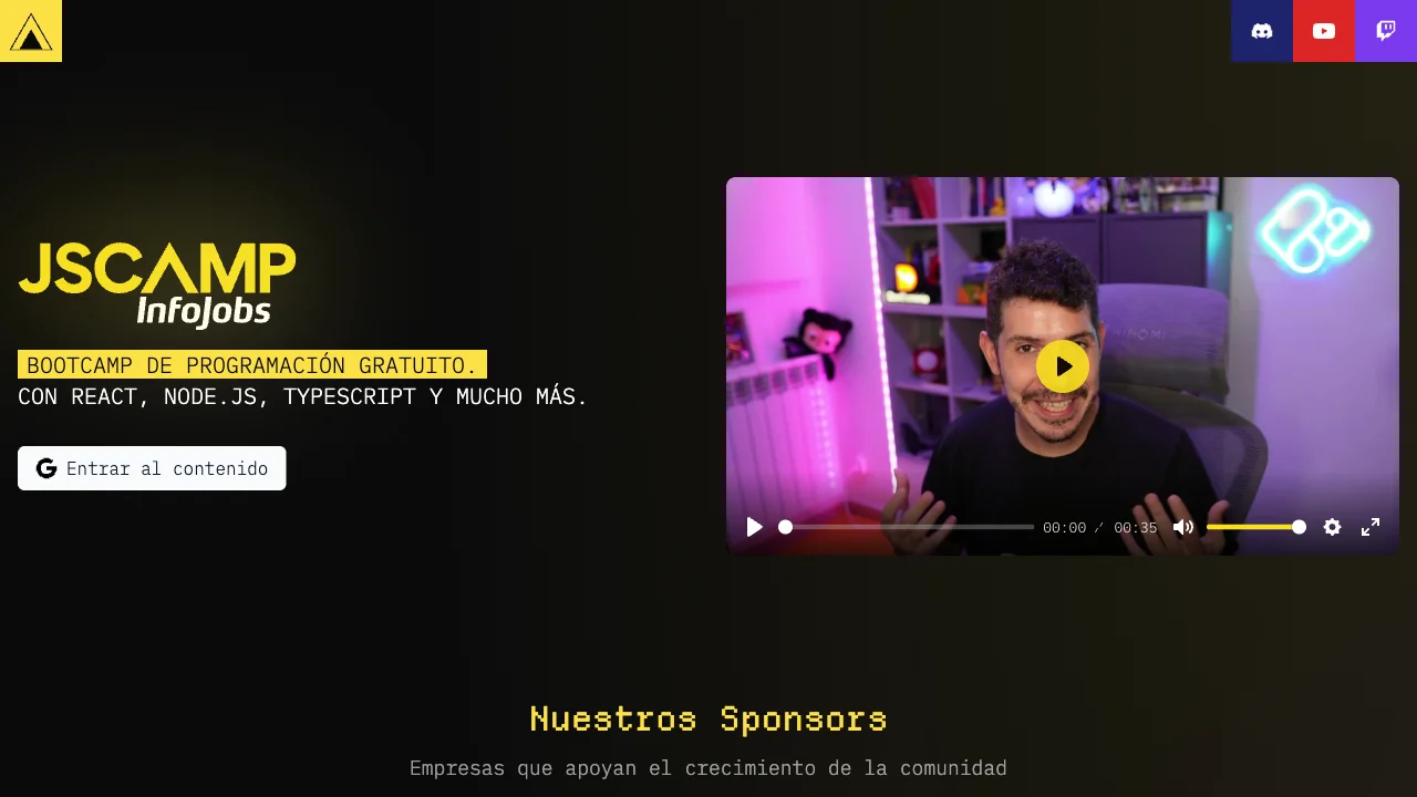 JSCamp.dev bootcamp by midudev